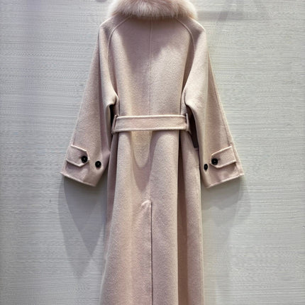 MAX MARA 25S DOUBLE-FACED CASHMERE COAT 056