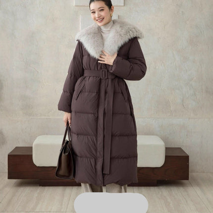 MAX MARA 25S FOX FUR COLLAR DOWN JACKET 178