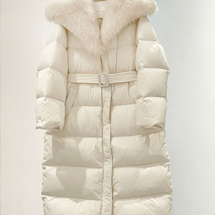 MAX MARA 25S FOX FUR COLLAR DOWN JACKET 179
