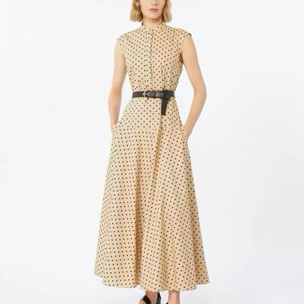 MAXMARA 26S SLEEVELESS MAXI DRESS 258