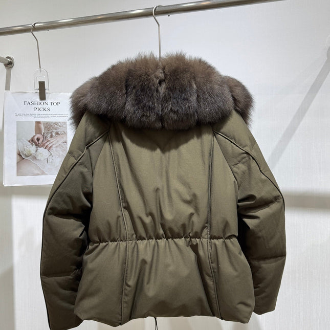 MAXMARA 26S FUR-TRIMMED PUFFER JACKET 298