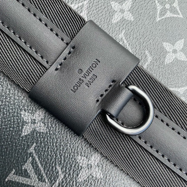 GETAWAY BACKPACK 50 IN BLACK MONOGRAM ECLIPSE CANVAS AND CALFSKIN