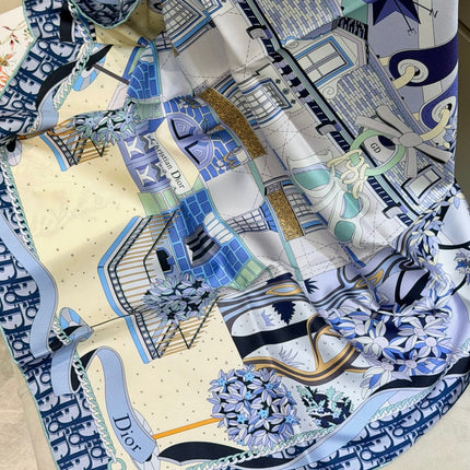 DIOR 26S SCARF 90CM IN SILK 311992