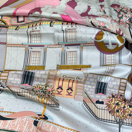 DIOR 26S SCARF 90CM IN SILK 311991
