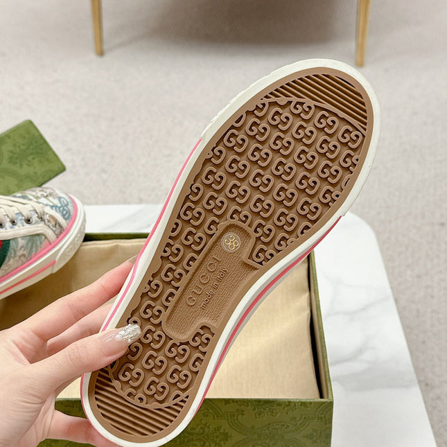 GUCCI 26S LOW TOP SNEAKERS IN MULTICOLOR CANVAS STYLE 26