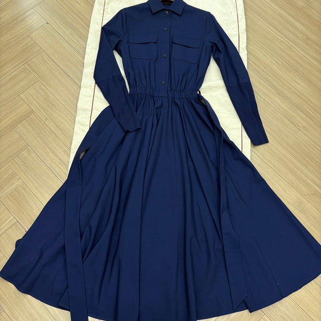 LORO PIANA 26S MAXI SHIRT DRESS 938