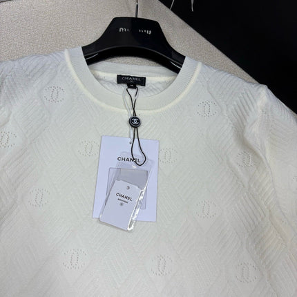 DIOR 26S SHORT-SLEEVE KNIT SWEATER 1402