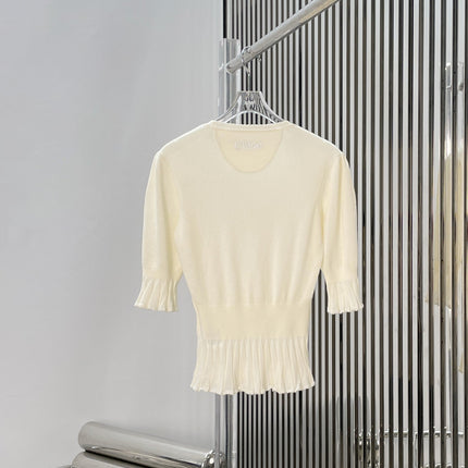 CHLOE 26S SHORT SLEEVE KNIT TOP STYLE 49