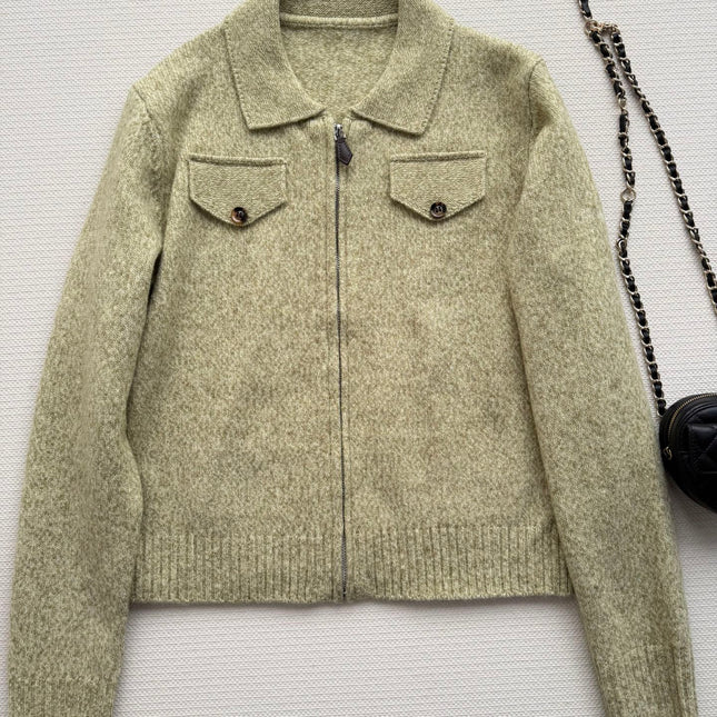 LP 26S ZIP-UP KNIT JACKET 506