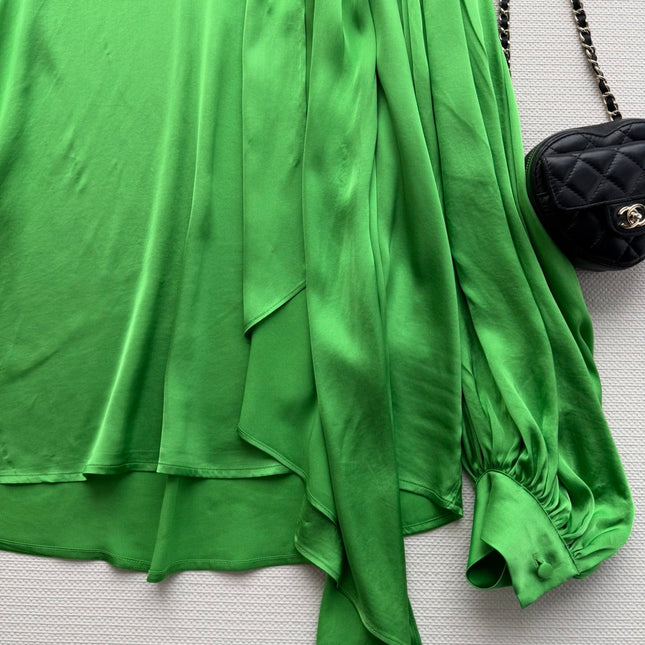 GUCCI 26S SATIN SILK SHIRT 198