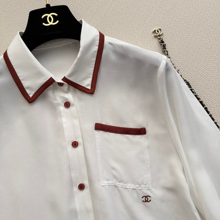 CHANEL 26S SILK SHIRT STYLE 1119