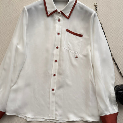 CHANEL 26S SILK SHIRT STYLE 1119