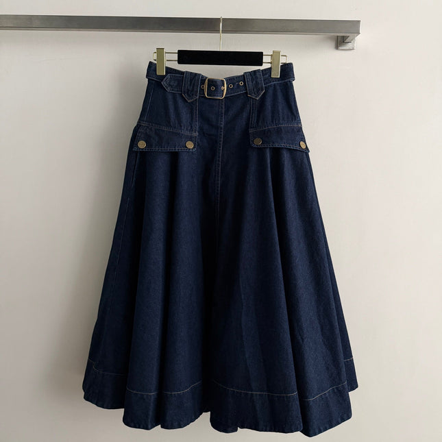 ZIMMERMANN 26S DENIM MIDI SKIRT STYLE 94