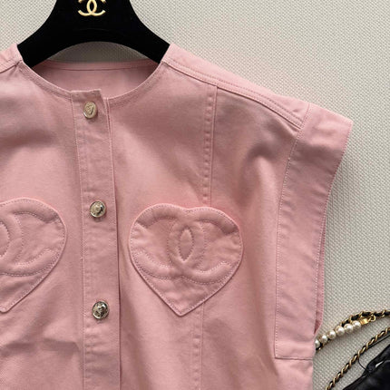 CHANEL 26S DENIM VEST STYLE 1042