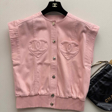 CHANEL 26S DENIM VEST STYLE 1042