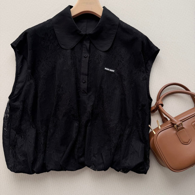 MIUMIU 26S SLEEVELESS POLO TOP 1227