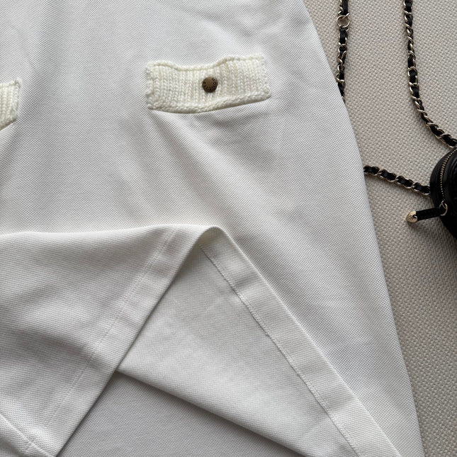 MONCLER 26S SHORT-SLEEVE POLO DRESS 673