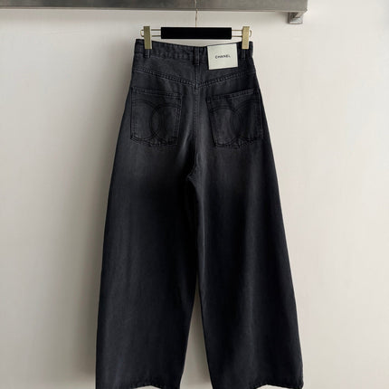 CHANEL 26S HIGH-WAIST WIDE-LEG PANTS 1432
