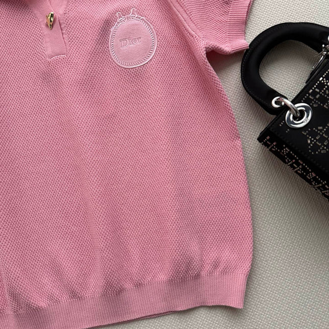 DIOR 26S KNIT POLO SHIRT 1406