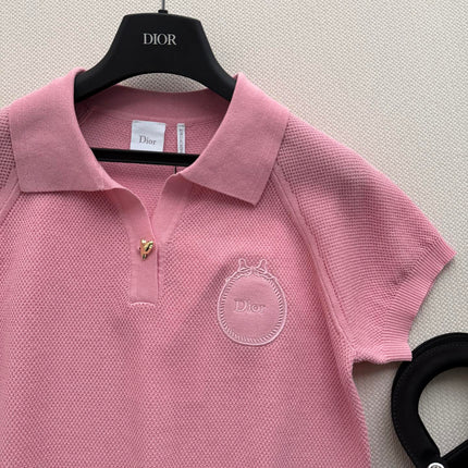 DIOR 26S KNIT POLO SHIRT 1406