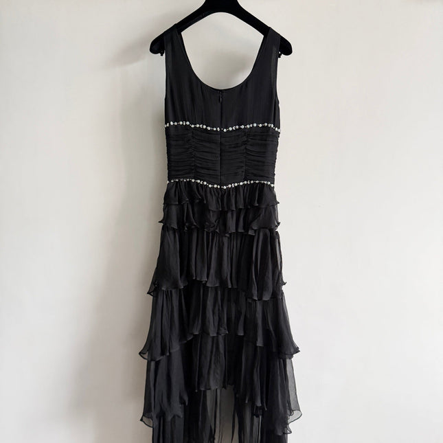 CHANEL 26S RUFFLED CHIFFON DRESS 1311