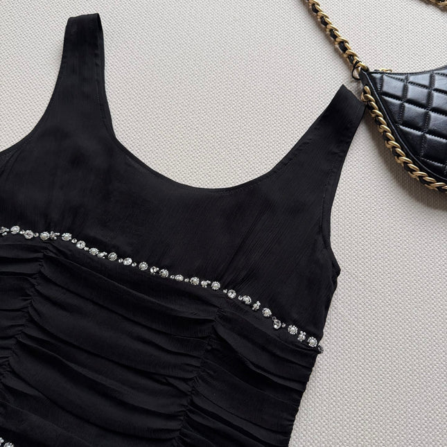 CHANEL 26S RUFFLED CHIFFON DRESS 1311