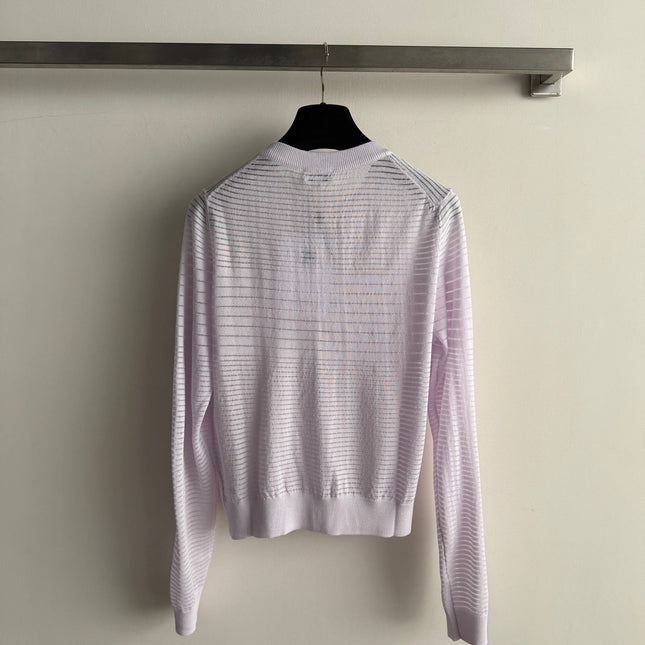 CHANEL 26S MINT KNIT CARDIGAN 1328