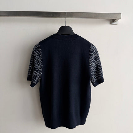DIOR 26S SHORT-SLEEVE KNIT TOP 1306