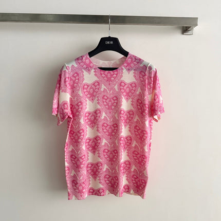DIOR 26S SHORT SLEEVE KNIT TOP 1327