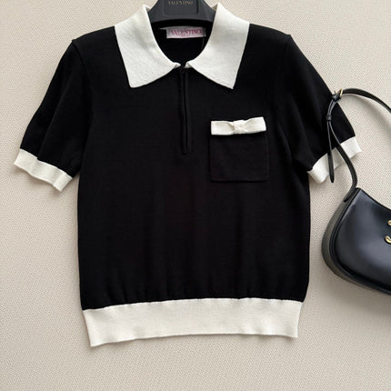 VALENTINO 26S KNITTED POLO SHIRT 385