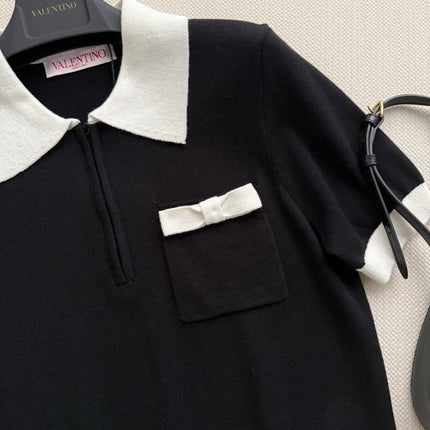 VALENTINO 26S KNITTED POLO SHIRT 385