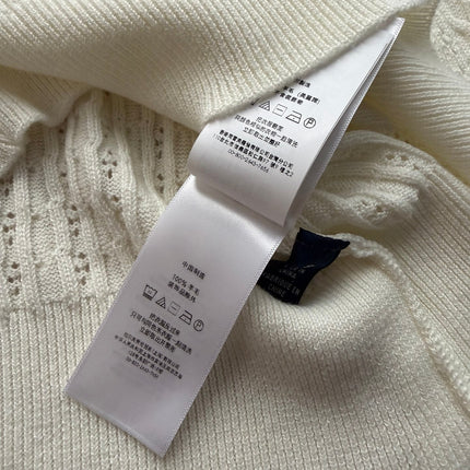 RALPH LAUREN 26S LAYERED V-NECK CABLE-KNIT SWEATER 707