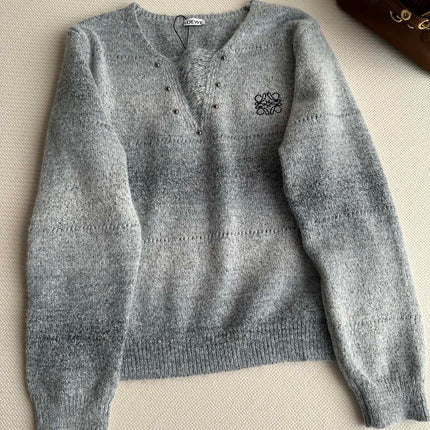 LOEWE 26S V-NECK KNIT SWEATER 630