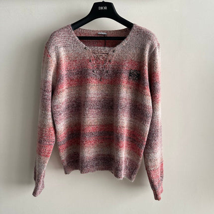LOEWE 26S V-NECK KNIT SWEATER 629