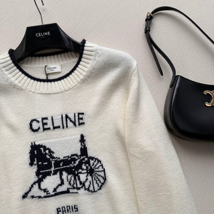 CELINE 26S CREWNECK KNIT SWEATER 600