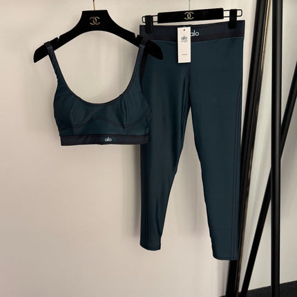 ALO 26S BAND SPORTS BRA & HIGH-WAIST LEGGINGS SET 253