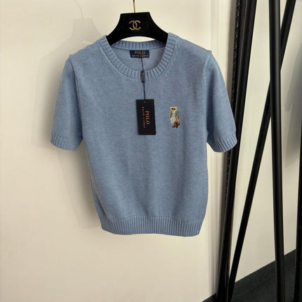 RALPH LAUREN 26S SHORT-SLEEVE CREW-NECK SWEATER 662