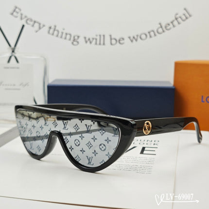SPLIT CAT EYE SUNGLASSES 69007 IN ACETATE