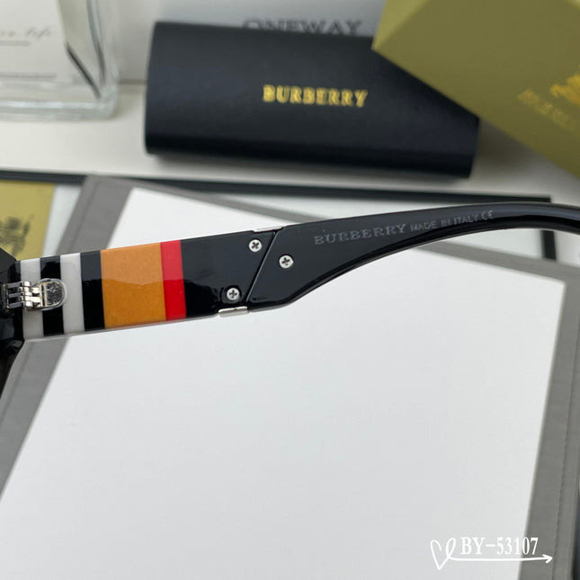 BURBERRY 26S ANGULAR SHIELD FRAME IN ACETATE 427839