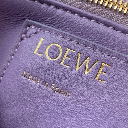 LOEWE 25S PUFFER GOYA BAG 23 IN LIGHT LAVENDER NAPPA LAMBSKIN
