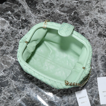 Teen Lauren 1980 With Chain 31.5 Light Green Leather Ghw