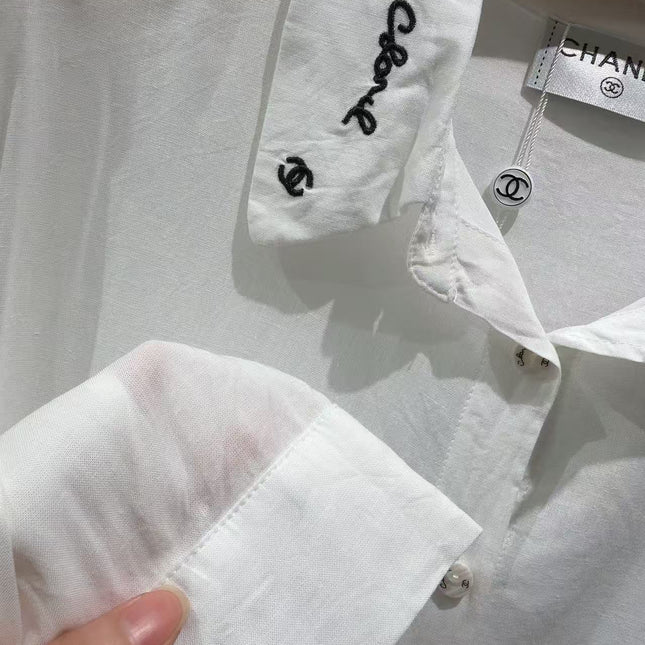 CHANEL 26S WHITE SHIRT 1395