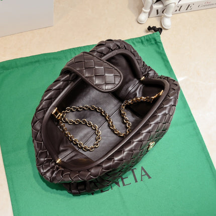 Teen Lauren 1980 With Chain 31.5 Chocolate Leather Ghw