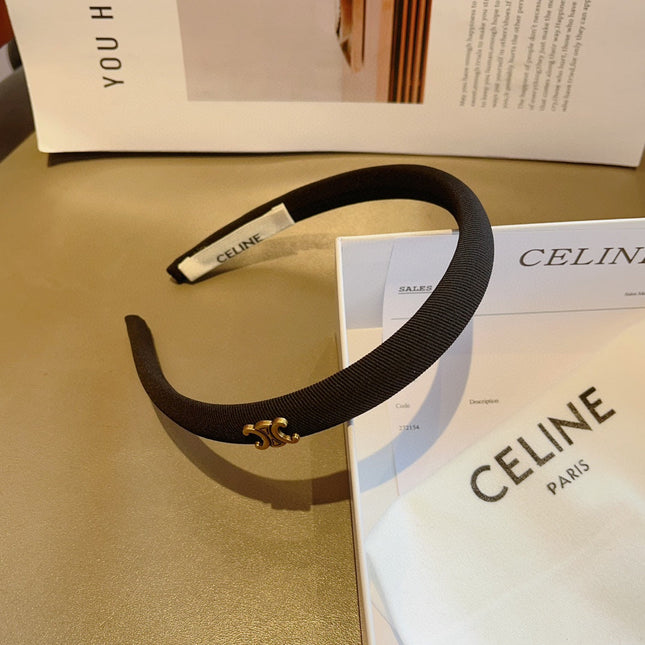 BLACK FABRIC HAIRBAND 425458