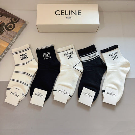 CELINE 26S ANKLE SOCKS 412383 (1 BOX)