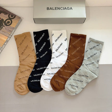 BALENCIAGA 26S CREW SOCKS 224312 (1 BOX)