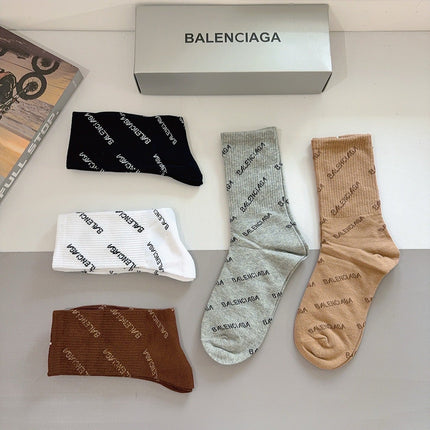 BALENCIAGA 26S CREW SOCKS 224312 (1 BOX)