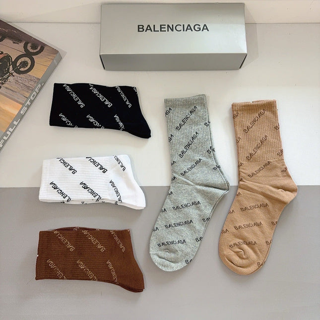 BALENCIAGA 26S CREW SOCKS 224312 (1 BOX)