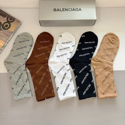 BALENCIAGA 26S CREW SOCKS 224312 (1 BOX)