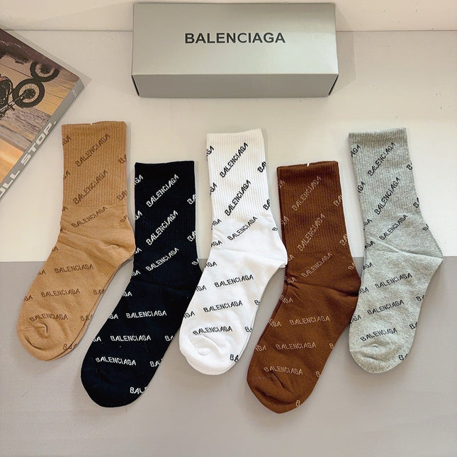 BALENCIAGA 26S CREW SOCKS 224312 (1 BOX)